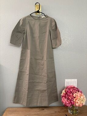 Everlane Olive Green Midi Dress